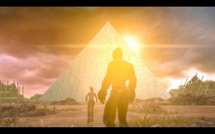 Enslaved: Odyssey To The West, Pyramid, Video Games, Screen Shot HD Wallpaper Desktop Background