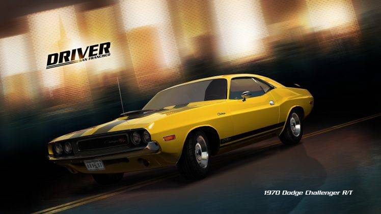 video Games, Driver: San Francisco, Dodge Challenger HD Wallpaper Desktop Background