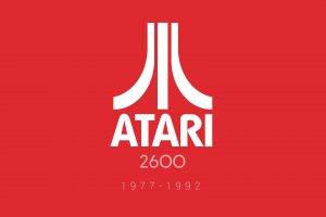 Atari, Video Games, Logo, Red, 2600