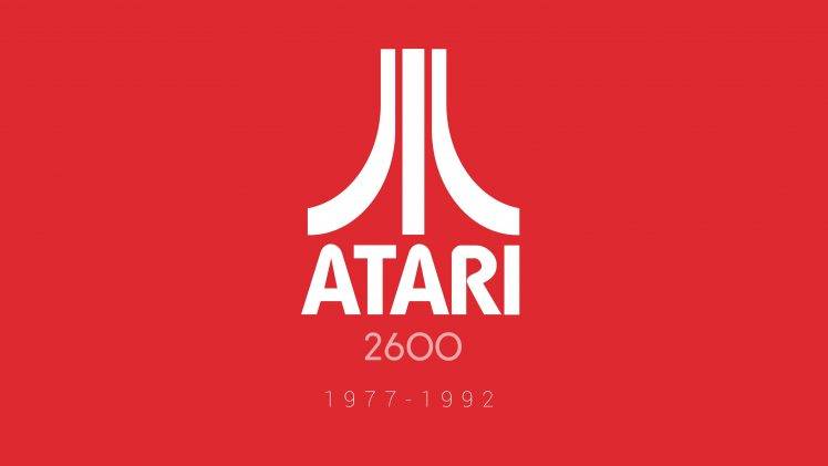 Atari, Video Games, Logo, Red, 2600 HD Wallpaper Desktop Background
