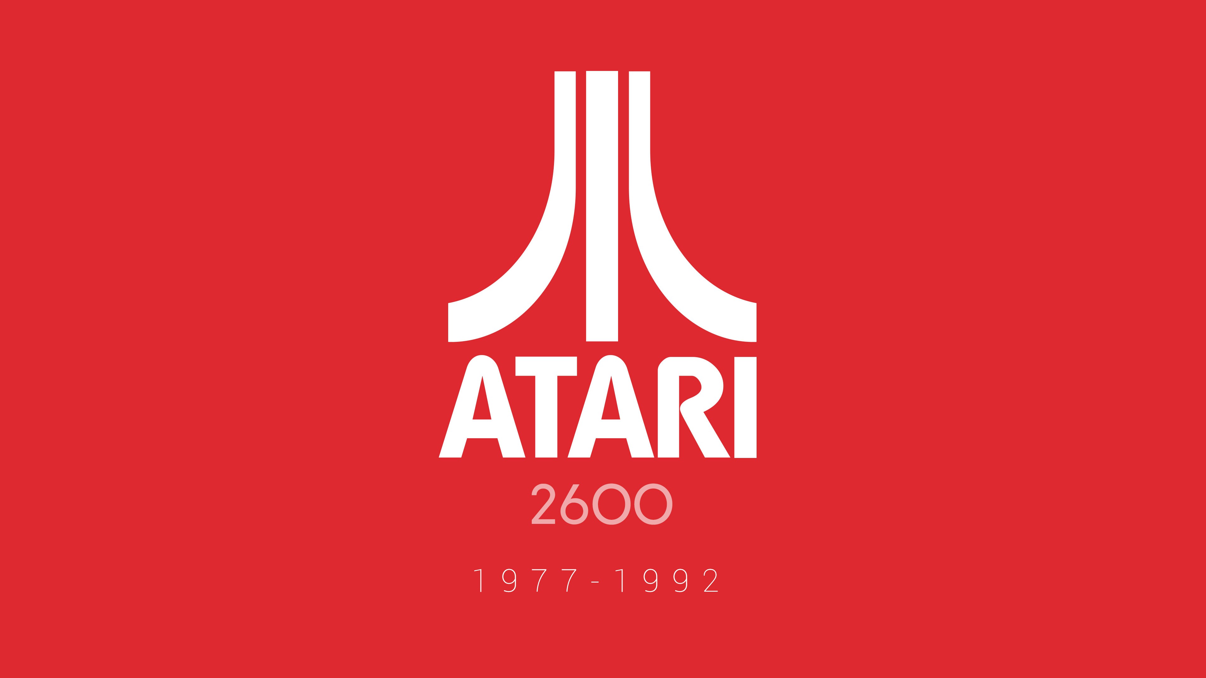 Atari, Video Games, Logo, Red, 2600 Wallpaper