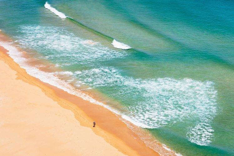 walking, Photography, Landscape, Nature, Sea, Beach, Waves, Coast, Sand, Summer, Australia HD Wallpaper Desktop Background