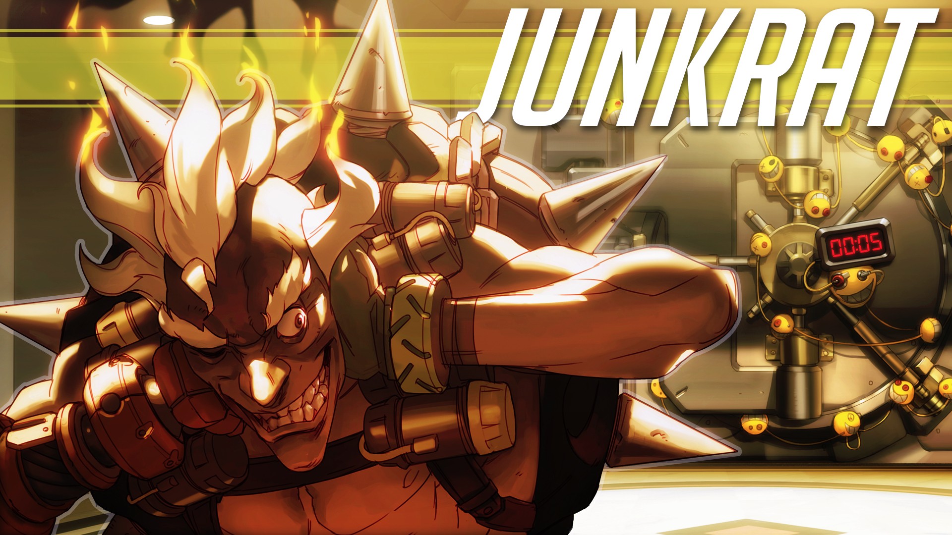 livewirehd (Author), Junkrat, Jamison Fawkes, Blizzard Entertainment, Overwatch, Video Games Wallpaper