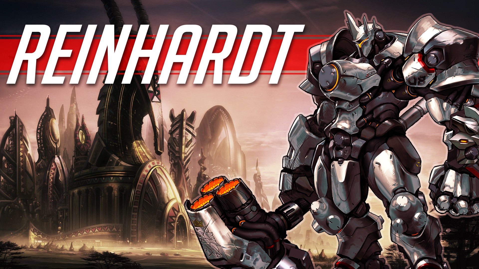livewirehd (Author), Reinhardt, Reinhardt Wilhelm, Overwatch, Blizzard Entertainment, Video Games Wallpaper