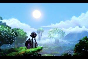 Ori And The Blind Forest, N, Sky, Forest, Mist, Grass, Trees, Video Games