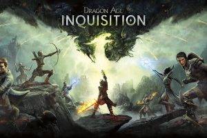 Dragon Age Inquisition, Dragon, Bow And Arrow, Sword, Magic, Bioware, EA, Video Games