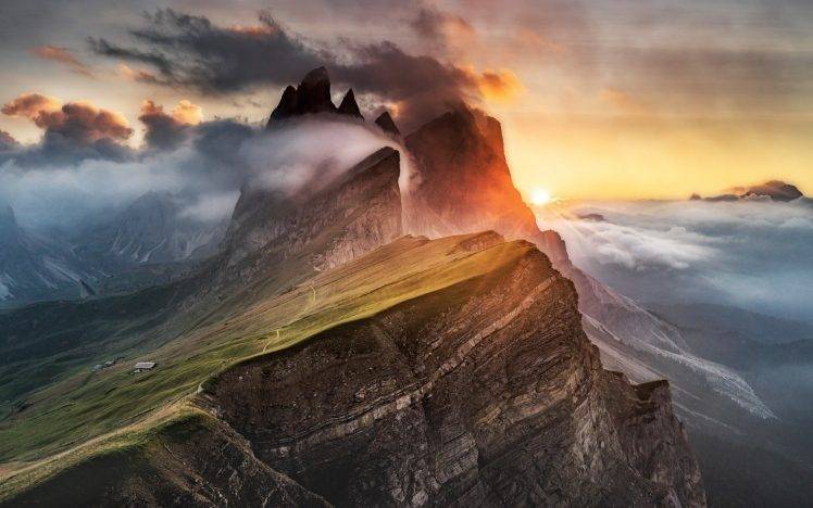 Seiser Alm, Landscape, Dolomites (mountains) HD Wallpaper Desktop Background