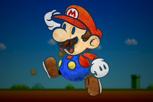 Super Mario, Paper Mario, Video Games, Digital Art, Nintendo