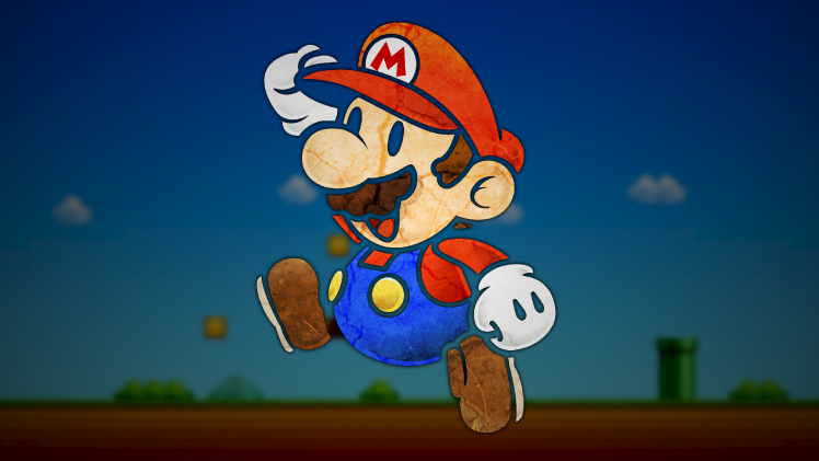 Super Mario, Paper Mario, Video Games, Digital Art, Nintendo HD Wallpaper Desktop Background
