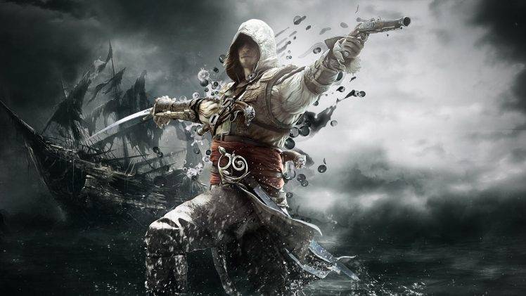 fantasy Art, Assassins Creed: Black Flag HD Wallpaper Desktop Background
