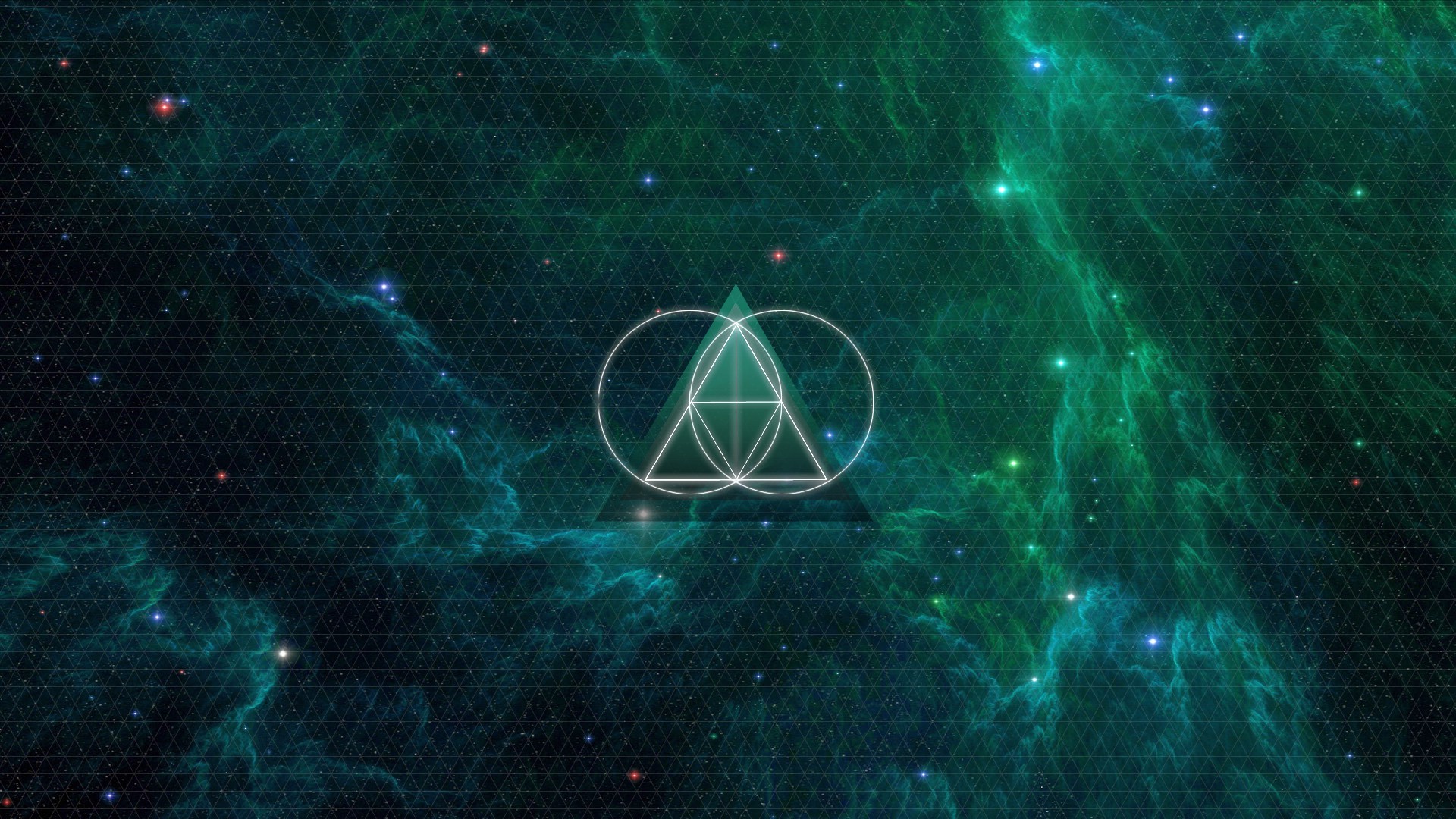 triangle, Pattern, Shapes, Space Wallpaper
