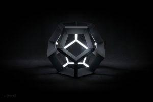 geometry, Lamps, Interior Design, Photography, Black Background