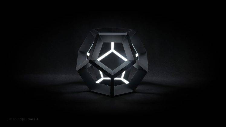 geometry, Lamps, Interior Design, Photography, Black Background HD Wallpaper Desktop Background