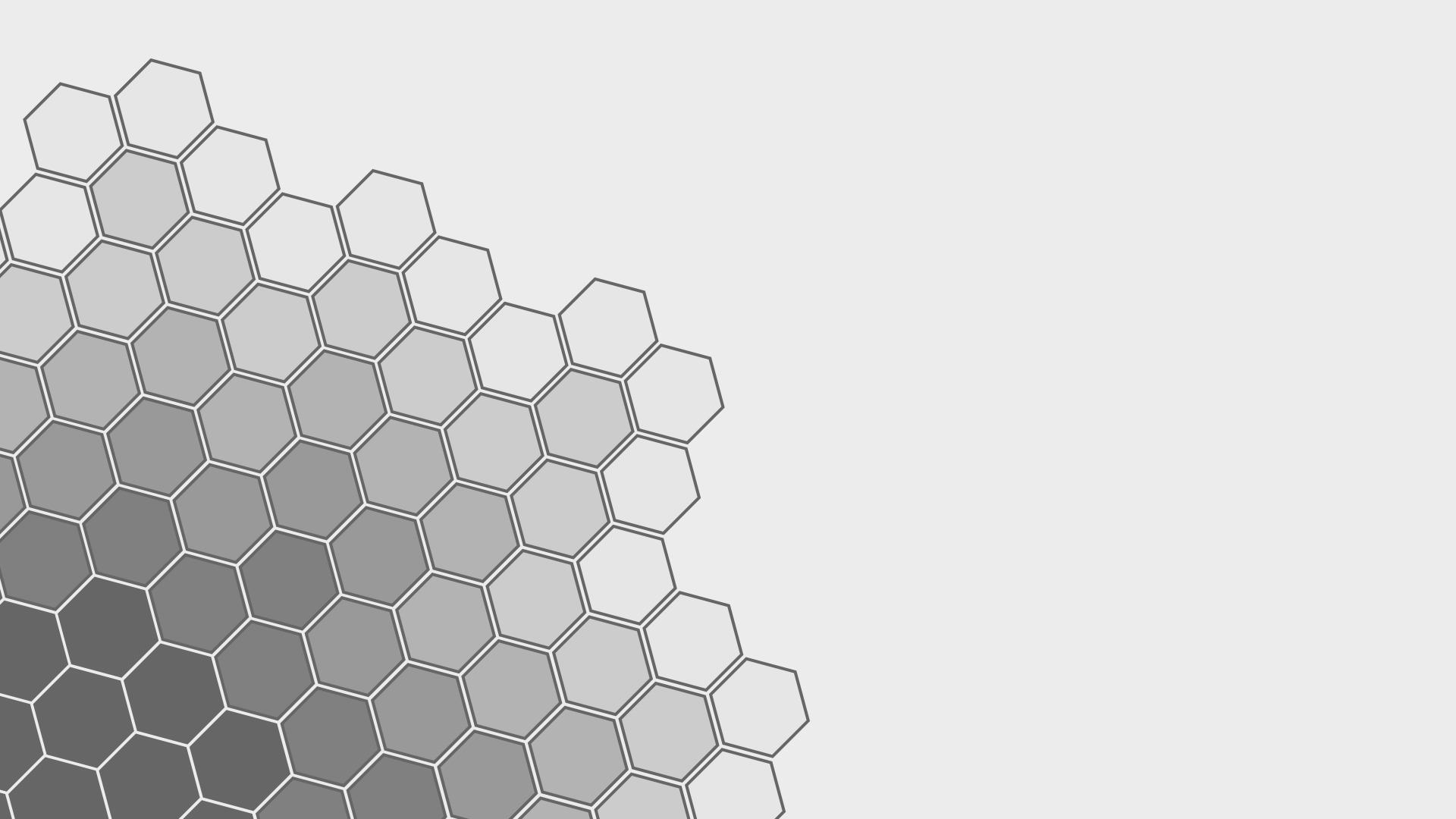 minimalism, Geometry, Hexagon, Simple Background, Monochrome, White Background Wallpaper