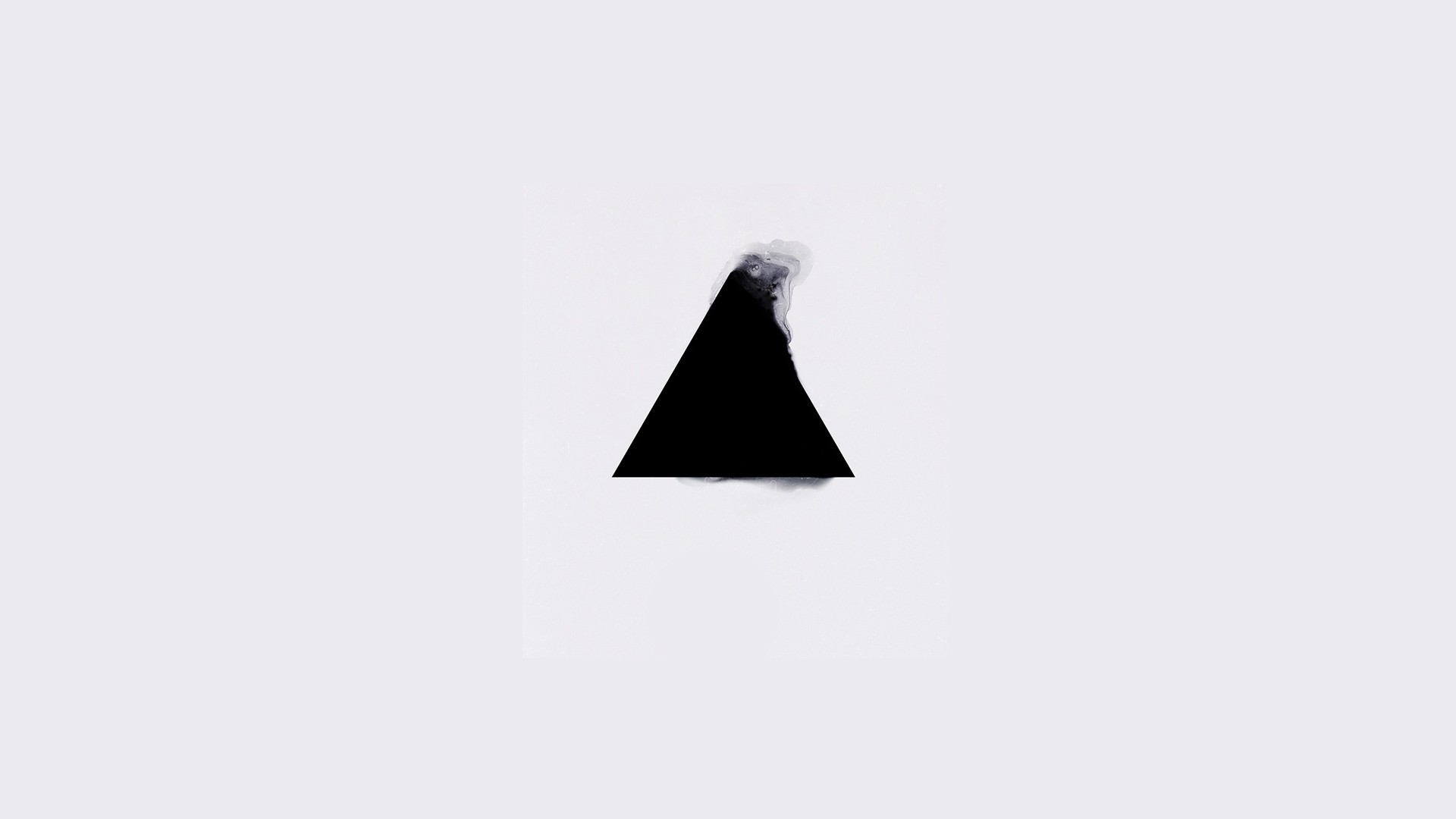 minimalism, Triangle, Illuminati, Geometry, White Background Wallpapers