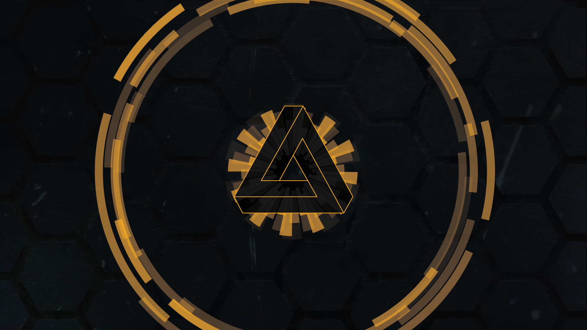 geometry, Interfaces, Deus Ex: Human Revolution, Deus Ex, Penrose Triangle Wallpaper