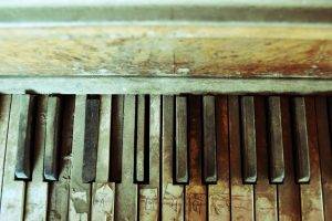 abandoned, Piano, Old, Music, Texture