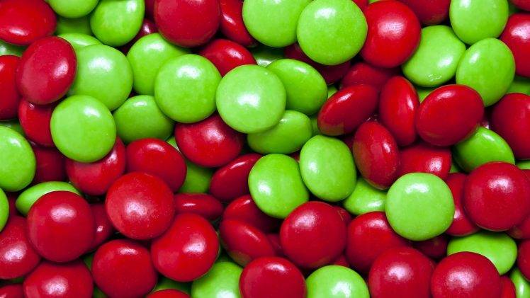 candies, Sweets, Red, Green, Pattern, Reflection HD Wallpaper Desktop Background