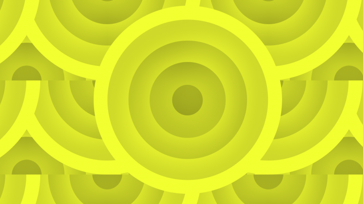 Circles, Yellow, Pattern, Shapes HD Wallpaper Desktop Background