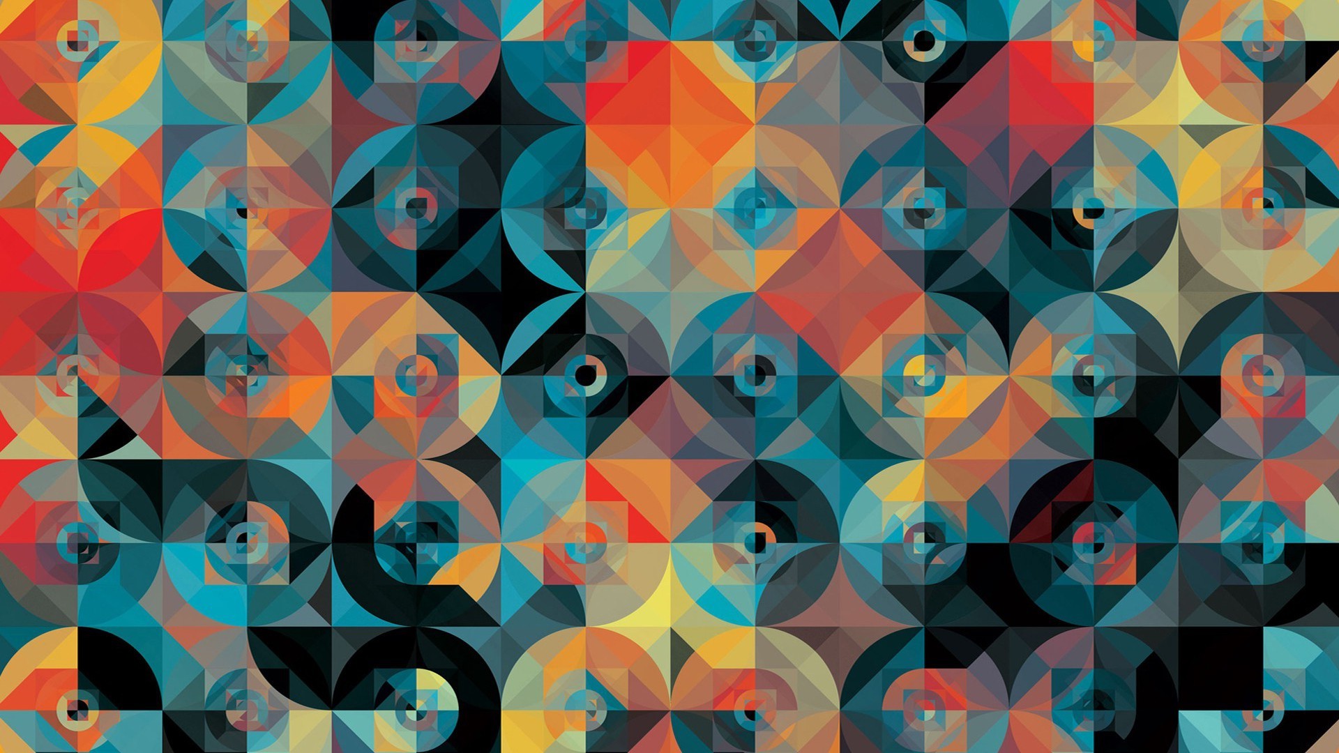 digital Art, Colorful, Square, Geometry, Andy Gilmore Wallpapers HD