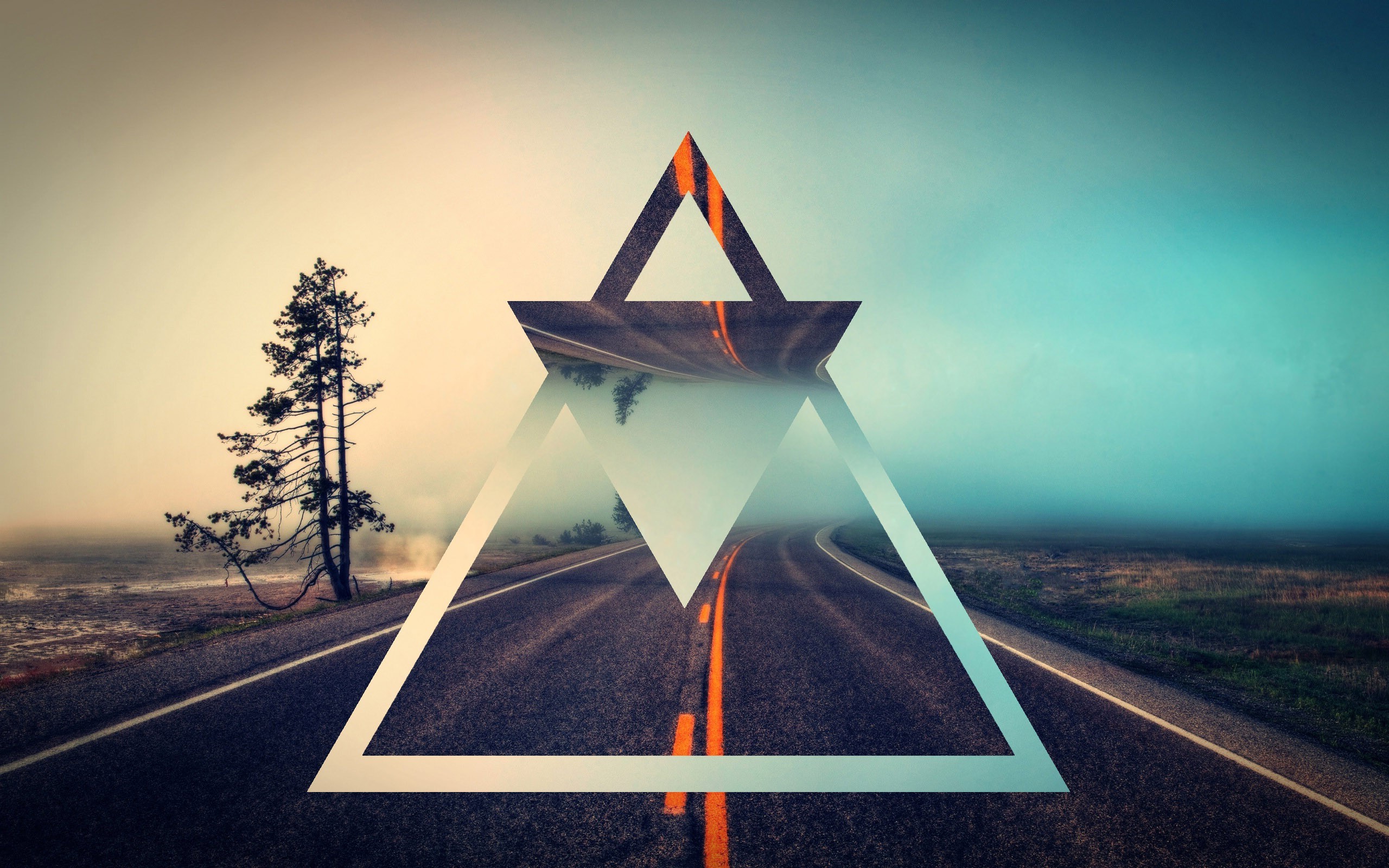 geometry, Road, Polyscape Wallpapers HD / Desktop and Mobile Backgrounds