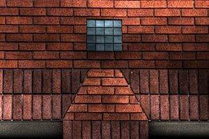 walls, Bricks, Texture, Pattern, Square, HDR, House, Architecture, Lines, Geometry