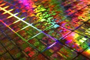 colorful, Microchip, DIE, Gold, Technology, Geometry, IT, CPU, Photography