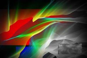 digital Art, Abstract, Geometry, Colorful, Rectangle, Wavy Lines