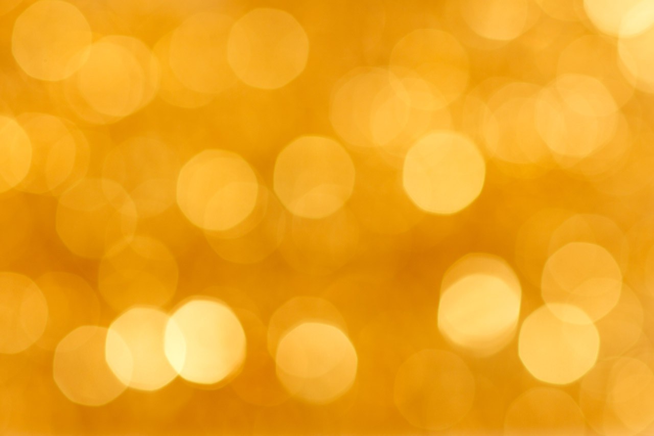 abstract Blurred Gold Lights Pattern Shiny Texture 