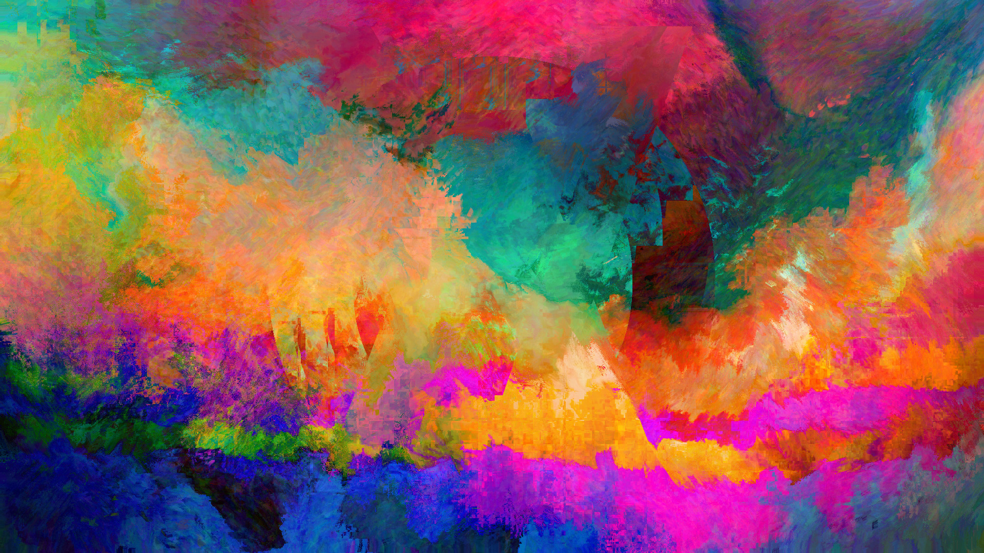 glitch Art, Abstract, LSD Wallpapers HD / Desktop and