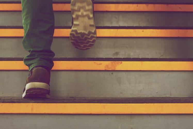 material Style, Android L, Pattern, Minimalism, Simple Background, Stairs HD Wallpaper Desktop Background
