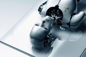 robot, Technology, Artificial Intelligence, Gears, Reflection, Digital Art