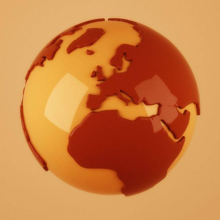 digital Art, Globes, Simple Background, World, Europe, Africa, Asia, Continents  Wallpapers HD / Desktop and Mobile Backgrounds