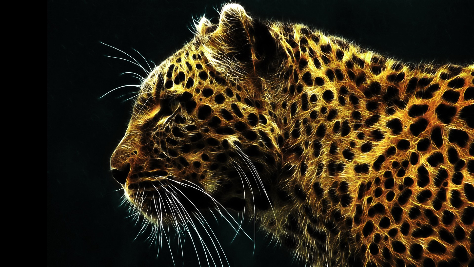 digital Art, Tiger Wallpaper
