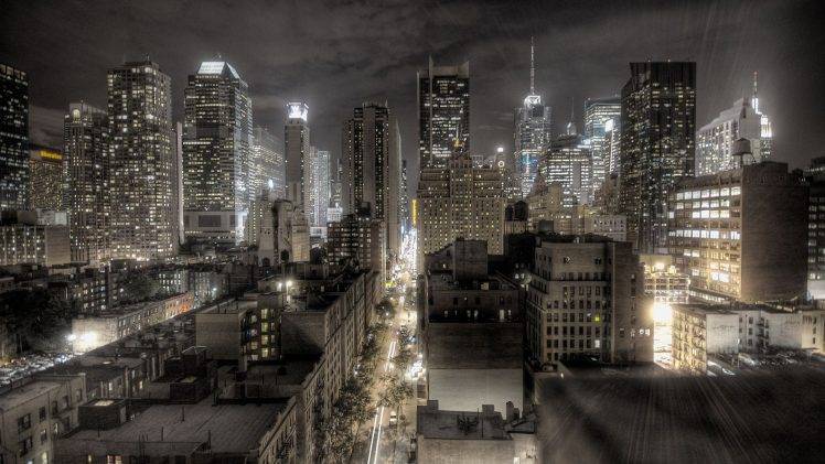 city, New York City, Digital Art, USA HD Wallpaper Desktop Background