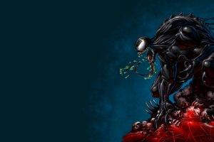 Spider Man, Venom, Digital Art, Drawing