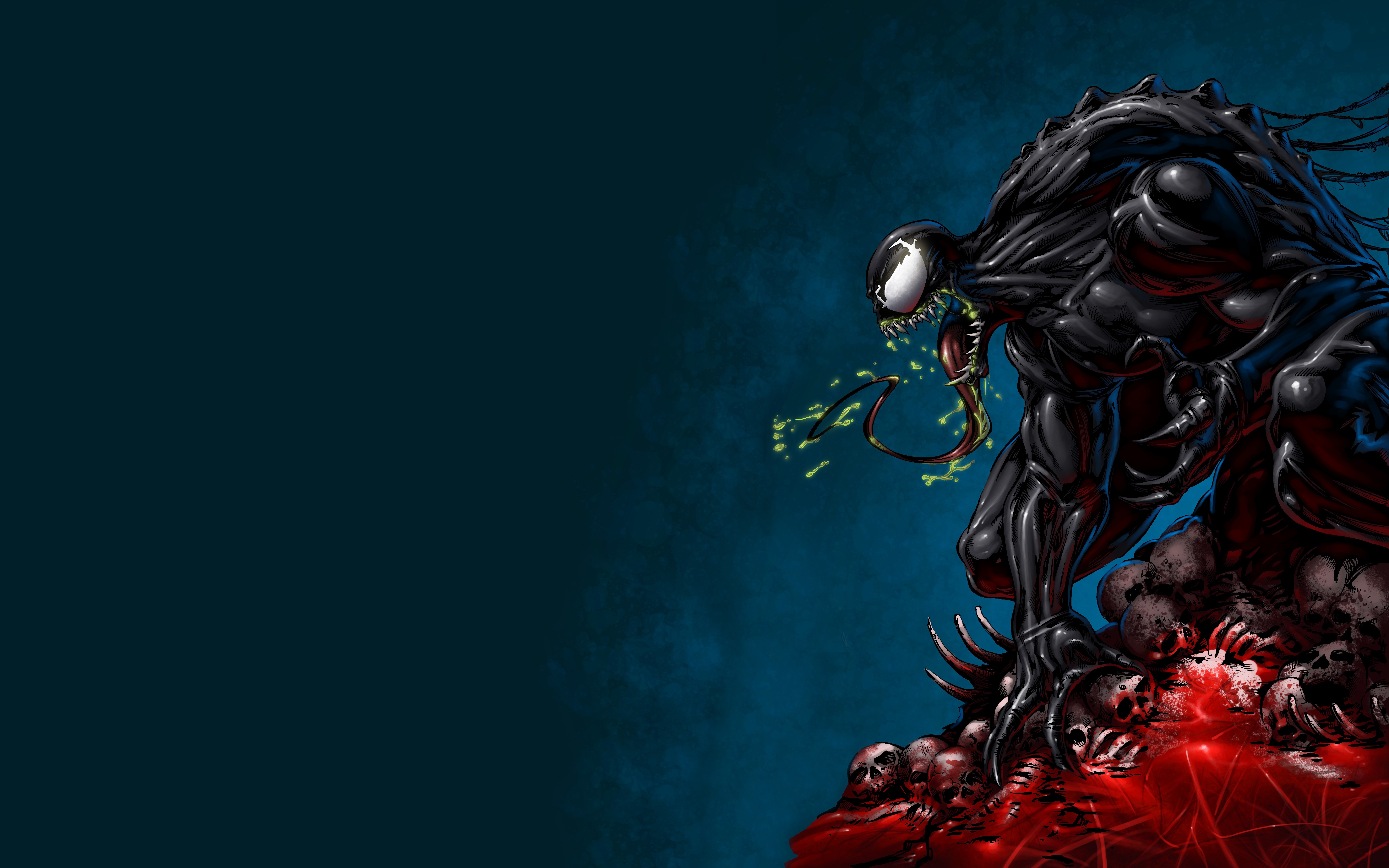 Spider Man, Venom, Digital Art, Drawing Wallpaper