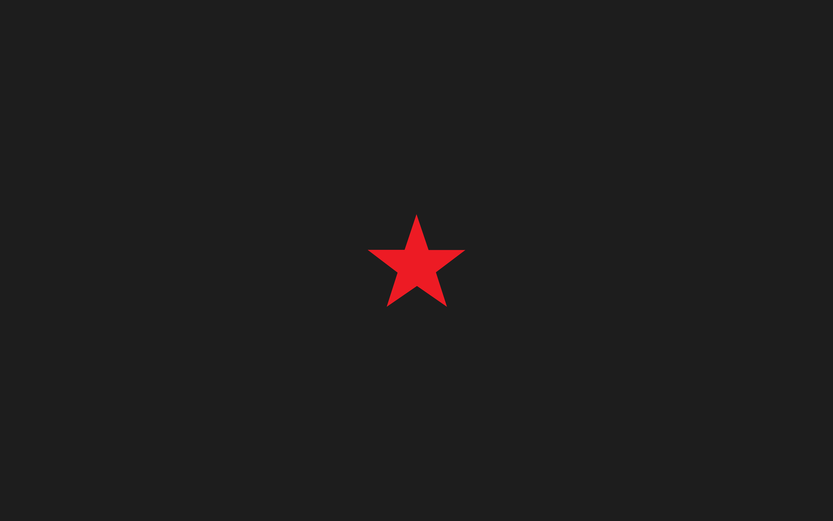 digital Art, Minimalism, Stars, Simple, Simple Background, Red Star, Red, Black Background Wallpaper
