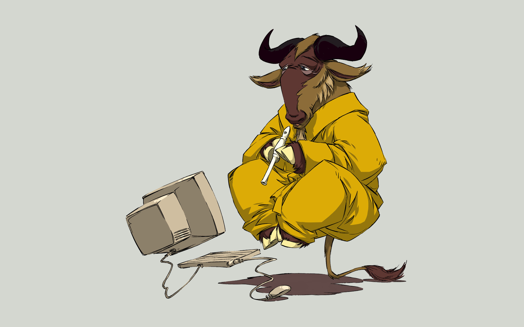 GNU, Linux, Animals Wallpaper