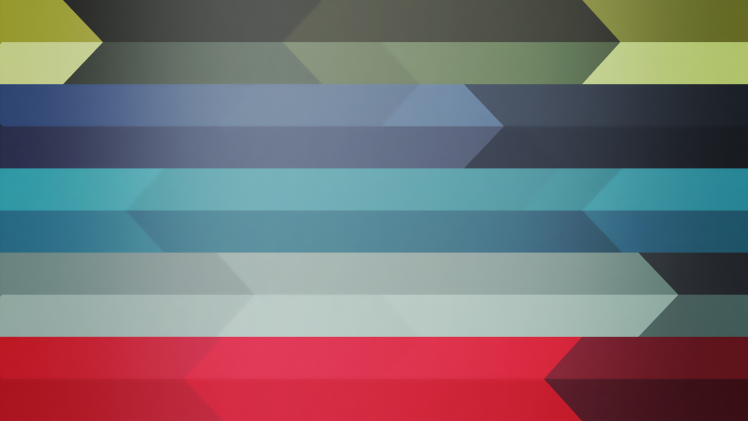digital Art, Minimalism, Stripes, Red, Blue, Colorful, Arrows HD Wallpaper Desktop Background