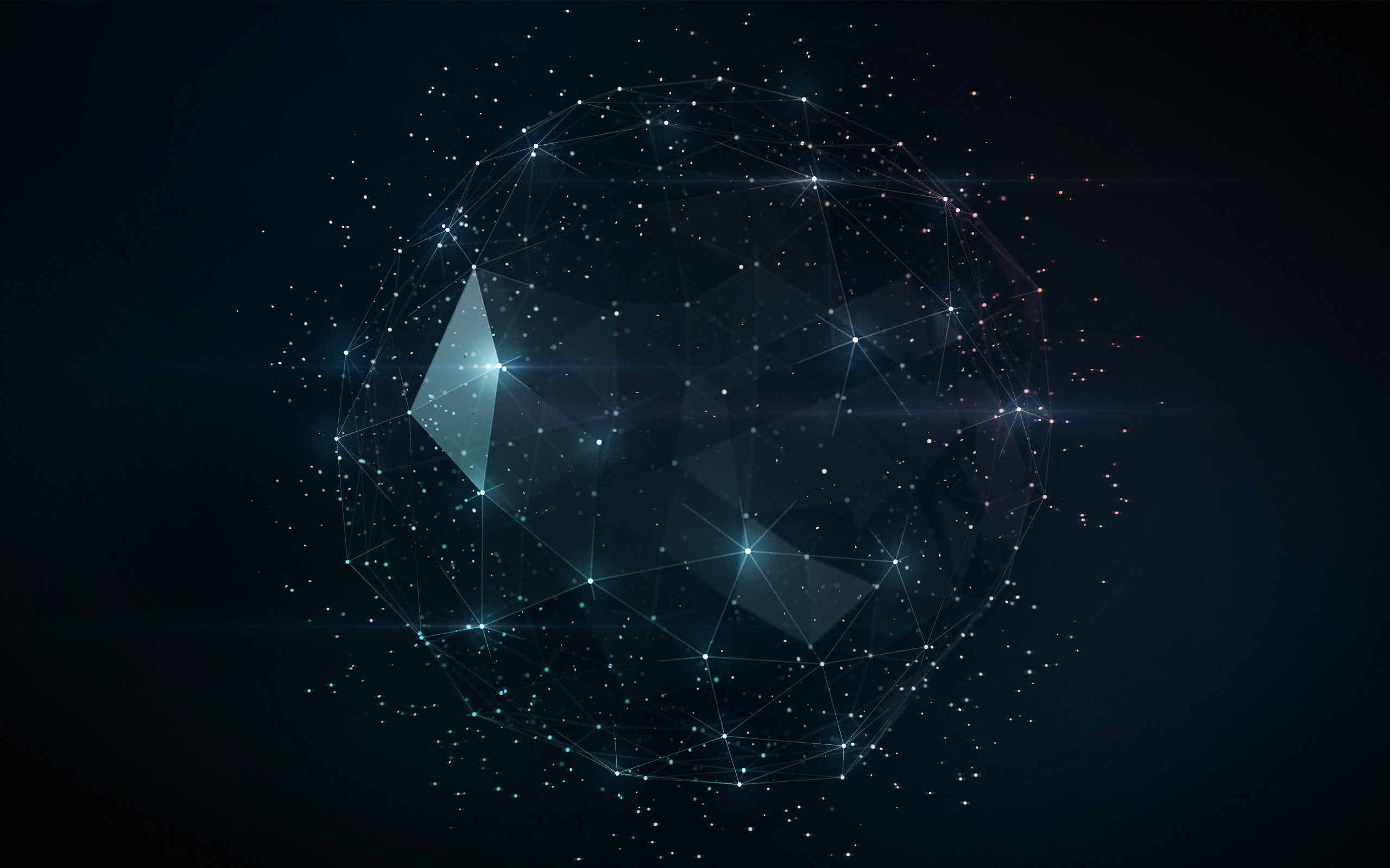 digital Art, Star Trails, Stars Wallpaper