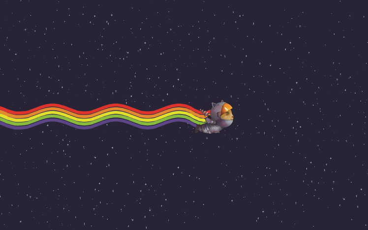 digital Art, Rainbows, Nyan Cat HD Wallpaper Desktop Background