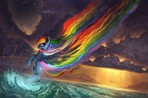 My Little Pony, Artwork, Digital Art, Rainbows