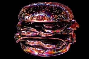 hamburgers, Digital Art, Colorful