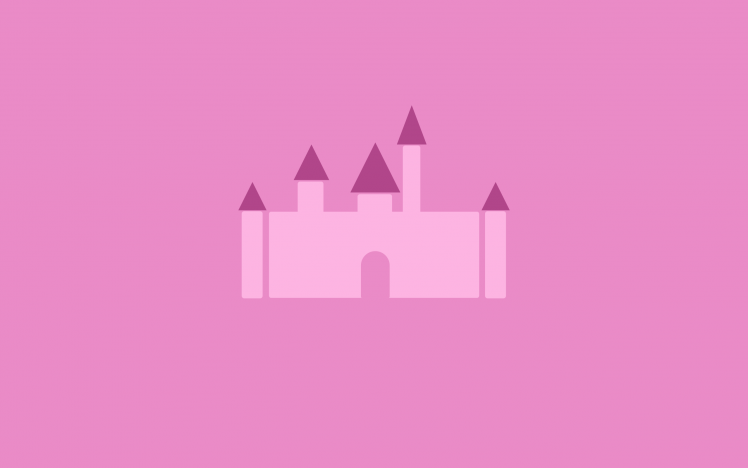 minimalism, Digital Art, Simple, Castle HD Wallpaper Desktop Background