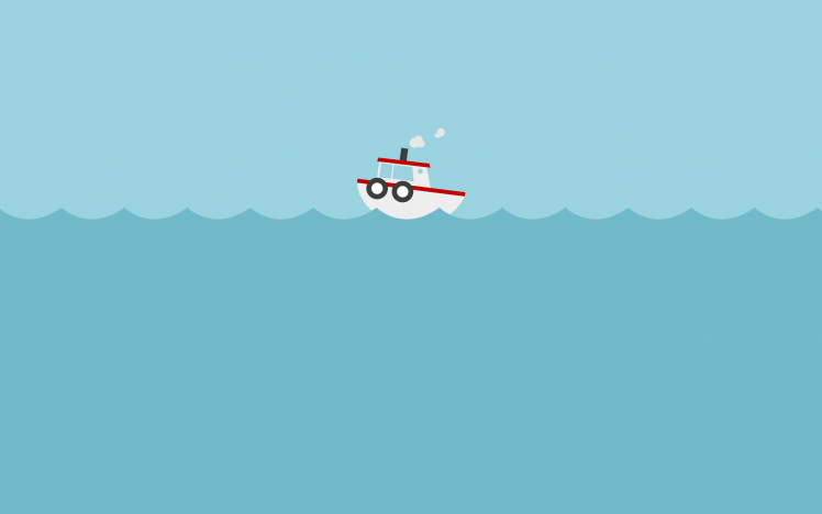 minimalism, Digital Art, Simple, Boat HD Wallpaper Desktop Background