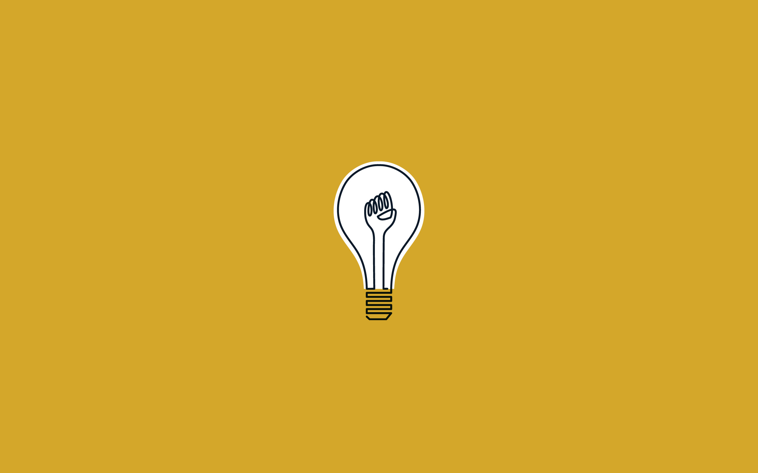 minimalism, Digital Art, Simple, Light Bulb Wallpaper