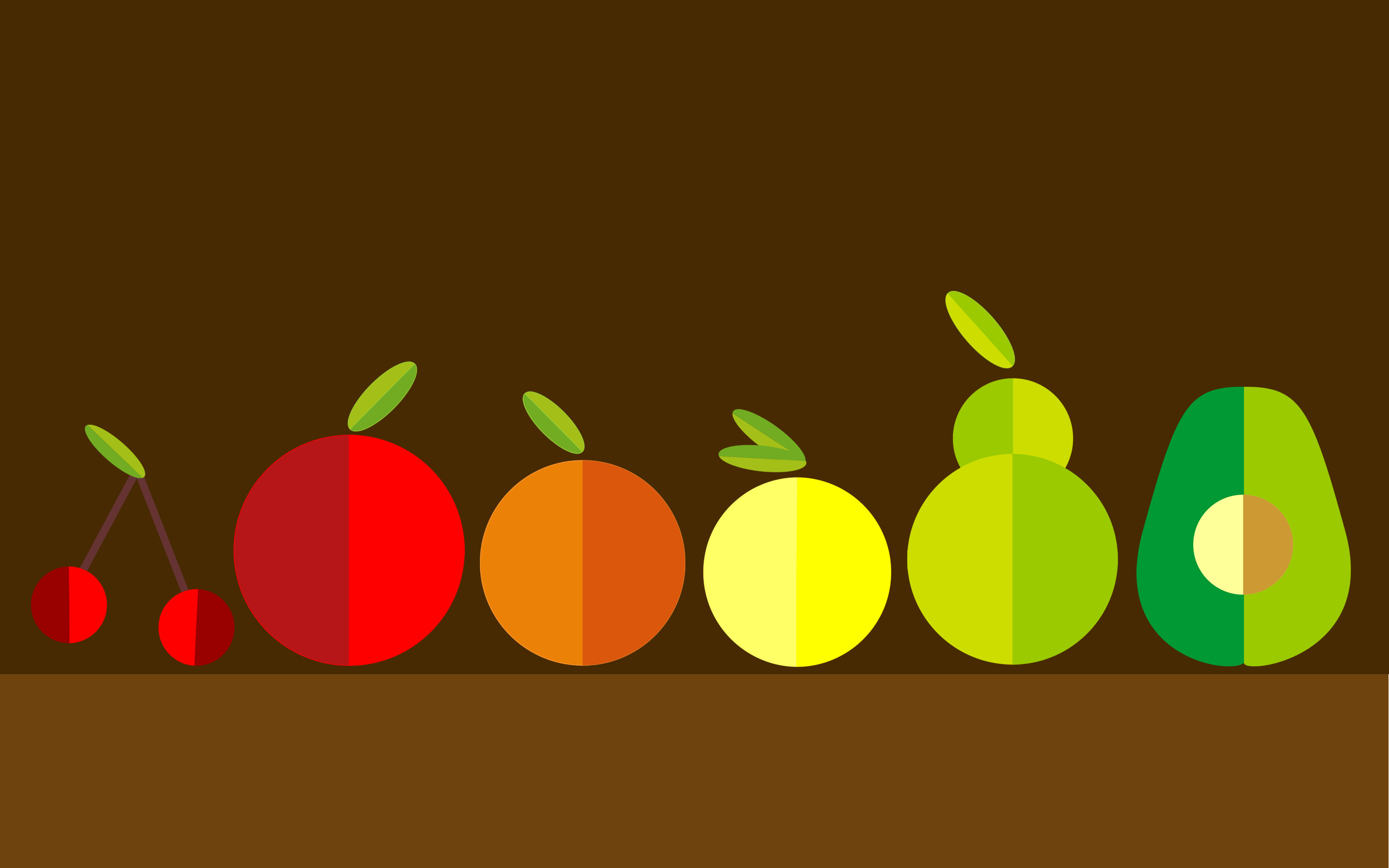 minimalism, Digital Art, Simple, Fruit Wallpaper