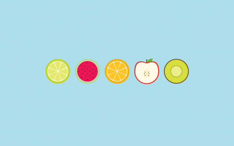 minimalism, Digital Art, Simple, Fruit HD Wallpaper Desktop Background