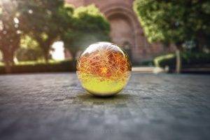 Dragon Ball, Digital Art, Marble, Sphere